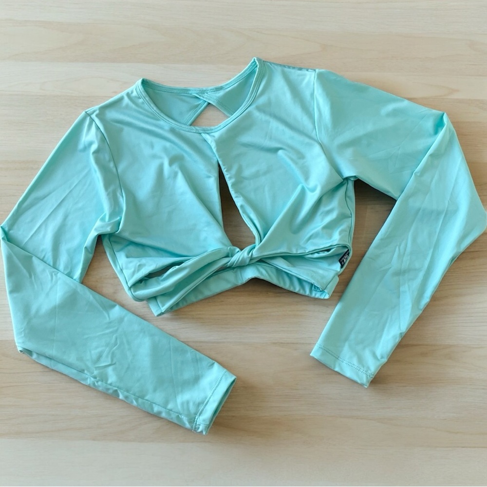 Aqua Crop Top